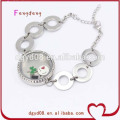 encanto de acero inoxidable pulsera de cadena pulseras al por mayor de la joyería